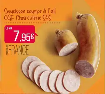 Match Saucisson Courbe à L'ail Cgf Charcuterie Sas offre