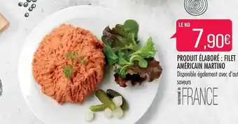 Match Produit élaboré : Filet Américain Martino offre