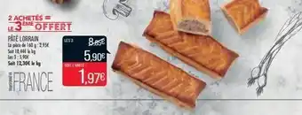 Match Pate lorrain offre