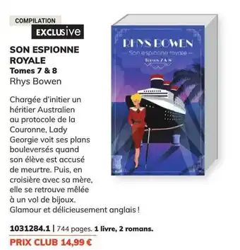 Son espionne royale tomes 7 & 8 - rhys bowen