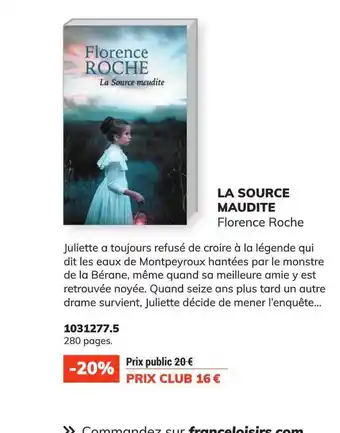 La source maudite - florence roche