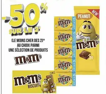 Produits m&m's