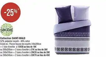 Géant Casino Collection saint-malo sincère offre