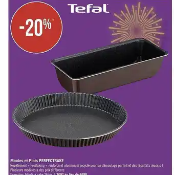 Moules et plats perfectbake tefal