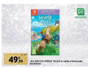 Jeu switch horse tales la vallée d'émeraude microids