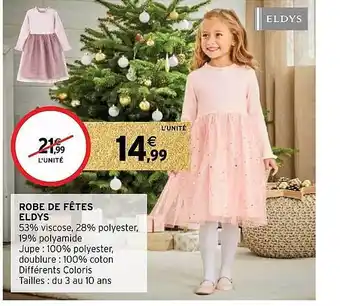 Intermarché Robe de fêts eldys offre