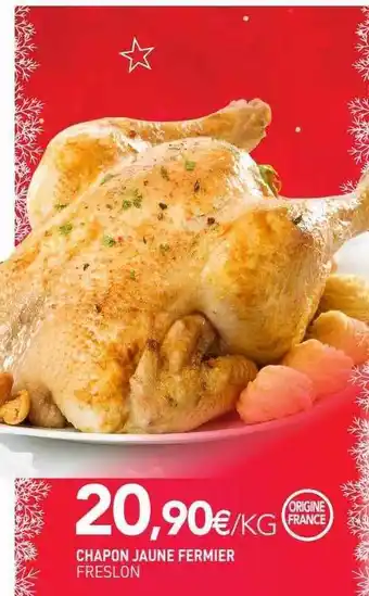 naturéO Chapon jaune fermier freslon offre