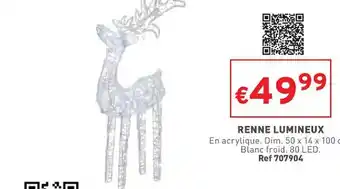 Trafic Renne lumineux offre