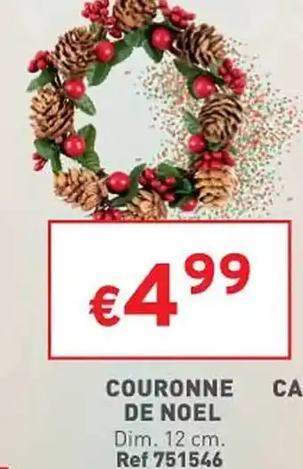 Trafic Couronne de noël offre