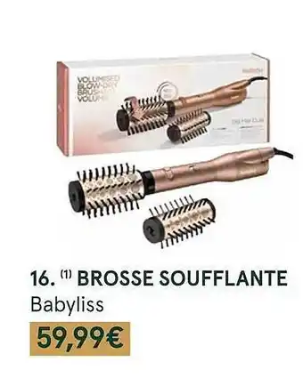 Monoprix Brosse soufflante babuliss offre