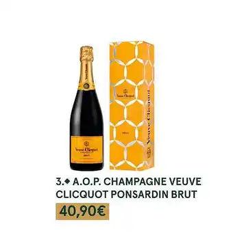 Monoprix A.o.p. champagne veuve clicquot ponsardin brut offre