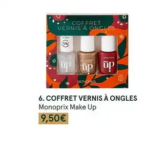 Monoprix Coffret vernis à ongles monoprix make up offre