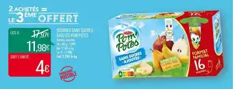 Gourdes Sans Sucres Ajoutés Pom'potes Materne
