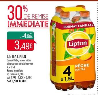 Match Ice Tea Lipton offre