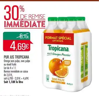 Match Pur Jus Tropicana offre