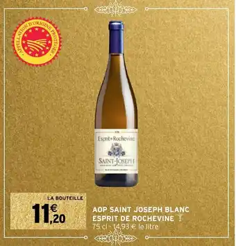 Aop saint joseph blanc esprit de rochevine