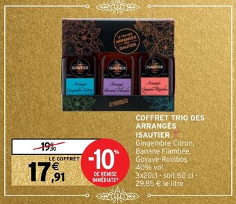 Intermarché Hyper Coffret trio des arrangés ISAUTIER offre