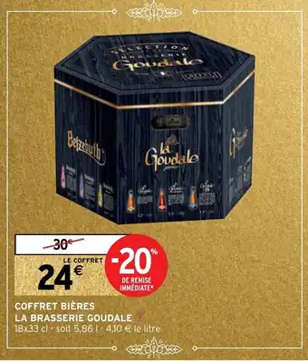 Intermarché Hyper Coffret bières la brasserie goudale offre