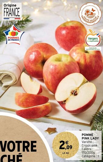 Intermarché Pomme pink lady offre