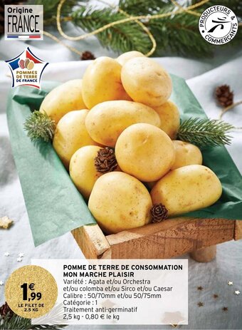 Intermarché Pomme de terre de consommation mon marche plaisir offre