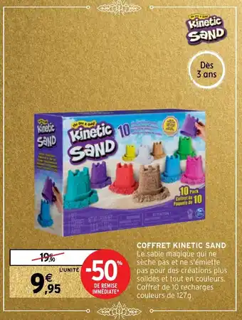 Intermarché Coffret kinetic sand offre