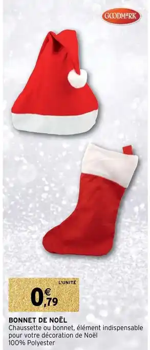 Intermarché Bonnet de noël offre
