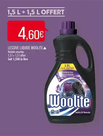 Match Lessive Liquide Woolite offre