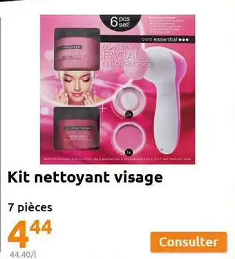 Action Kit nettoyant visage offre