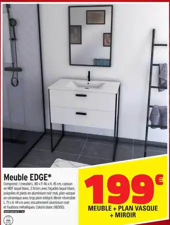 Bricorama Meuble edge offre