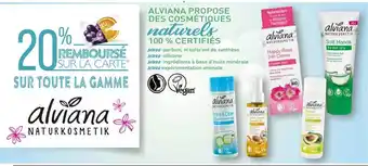Match La Gamme Alviana Naturekosmetik offre