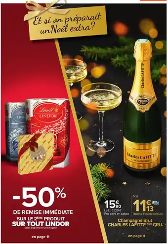 Carrefour Market Champagne Brut Charles Lafitte 1 Cru offre