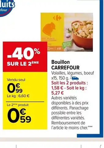 Carrefour Market Bouillon Carrefour offre