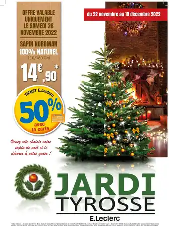 E.Leclerc Sapin Nordman 100% Naturel offre