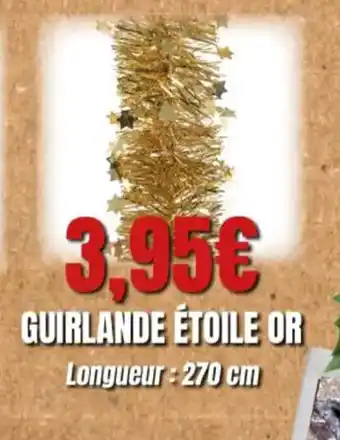E.Leclerc Guirlande Etoile Or offre