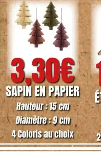 E.Leclerc Sapin En Papier offre