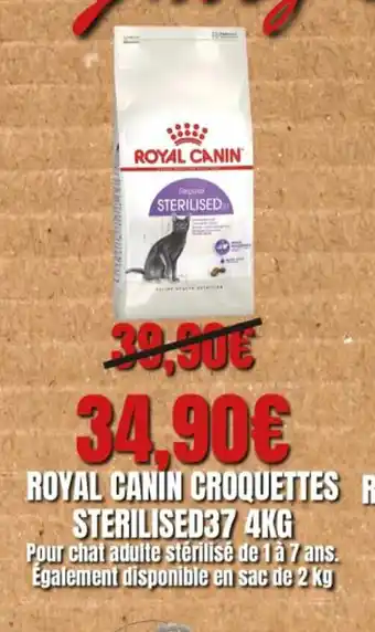 E.Leclerc Royal Canin Croquettes Sterilised 37 4kg offre