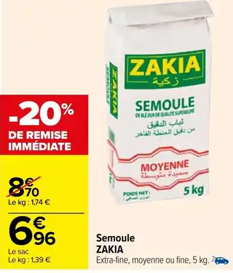 Semoule Zakia