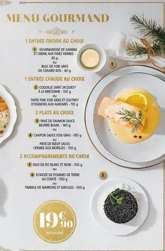 Intermarché Menu gourmand offre