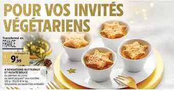 Intermarché 4 sensations butternut et patate douce offre
