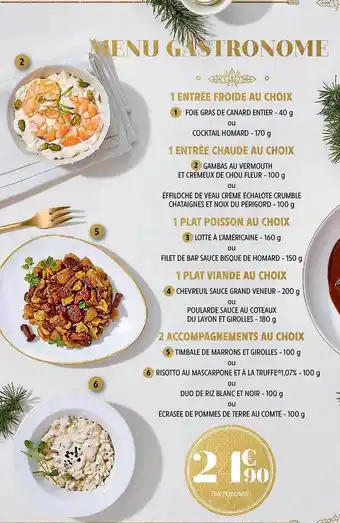 Intermarché Menu gastronome offre