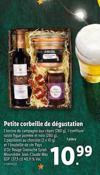Lidl Petite corbeille de dégustation offre