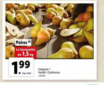 Lidl Poires offre