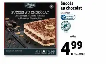 Lidl Succès au chocolat deluxe offre