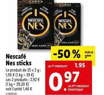 Nescafé nes sticks