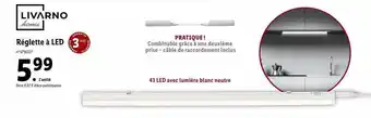Lidl Réglette à led livarno home offre