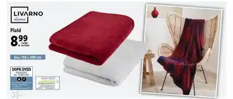 Lidl Plaid livarno home offre
