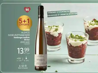 Lidl Alsace gewurztraminer vendanges tardives weiber 2020 aoc offre