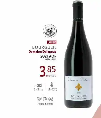 Lidl Loire bourgueil domaine delanoue 2021 aop offre