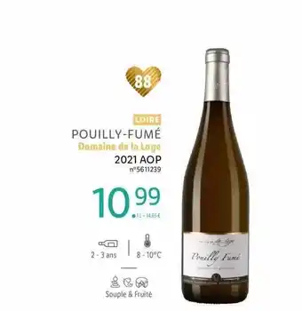 Lidl Loire pouilly-fumé domaine de la loge 2021 aop offre