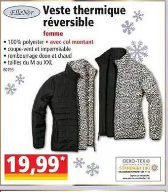 Norma Veste thermique réversible femme ellenor offre